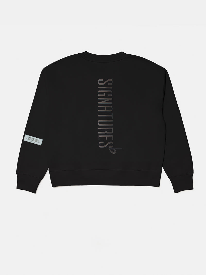 Signatures Crewneck - Womens Black
