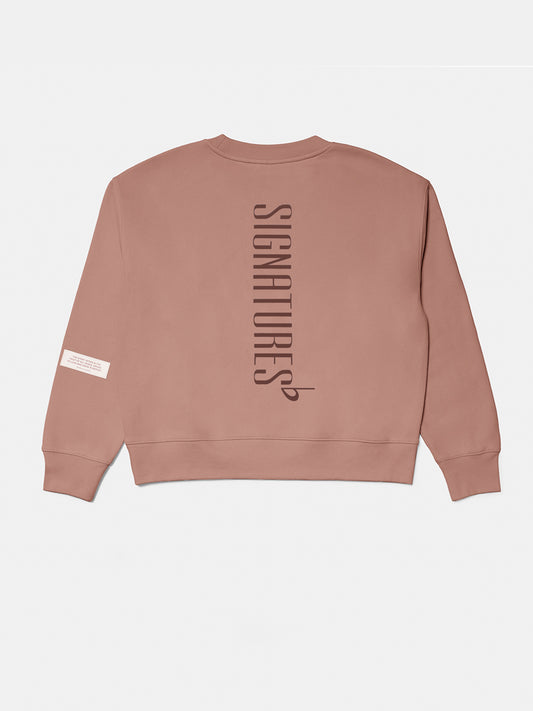 Signatures Crewneck - Womens Terracotta