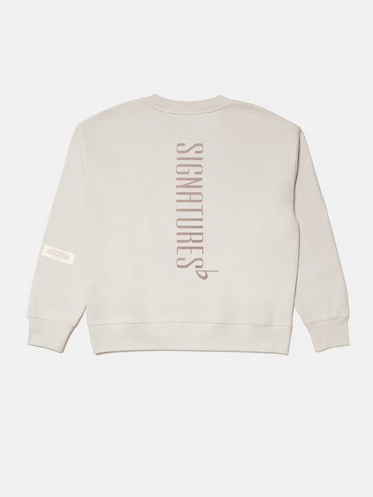 Signatures Crewneck - Mens Bone