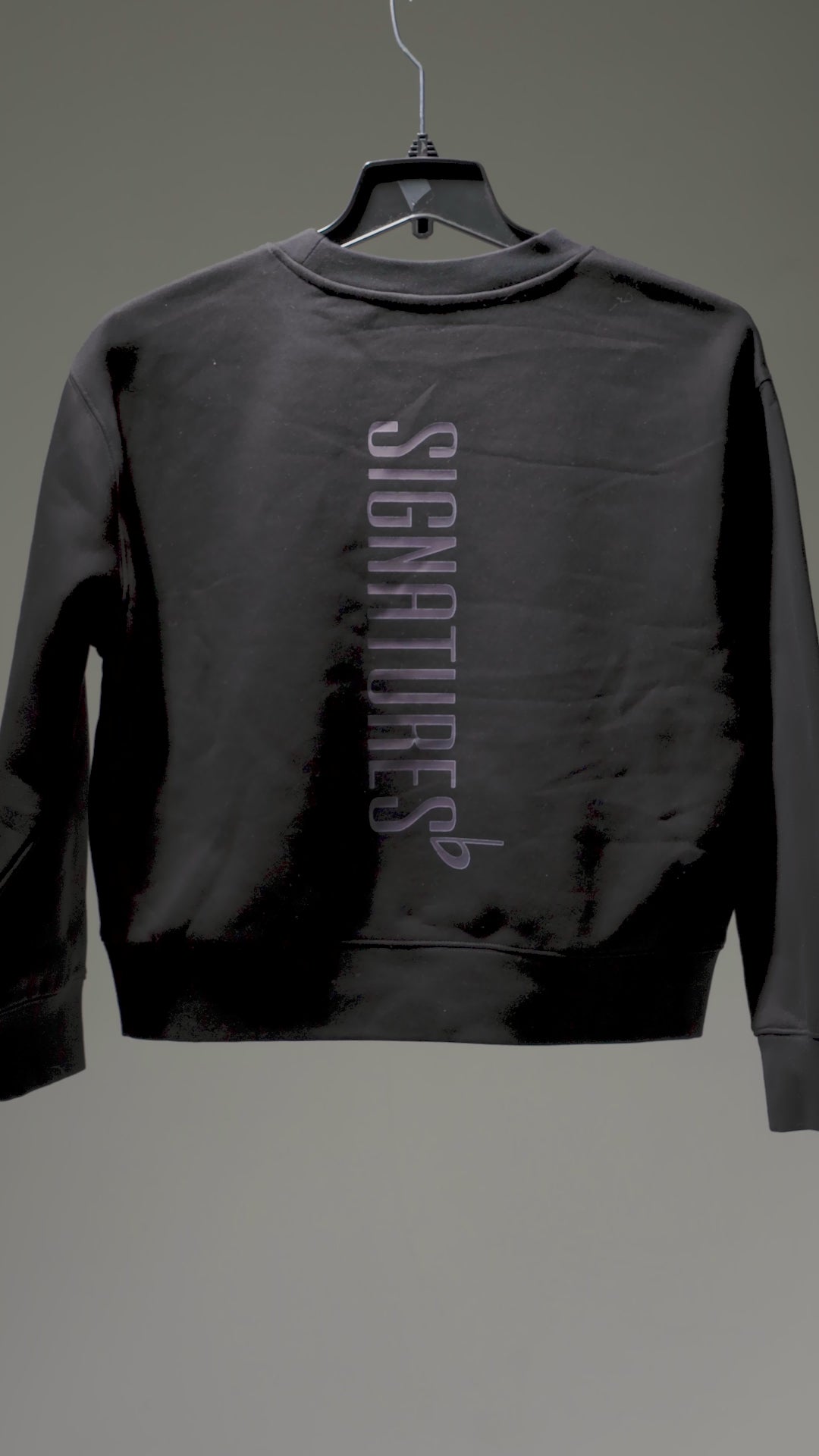 Signatures Crewneck - Womens Black