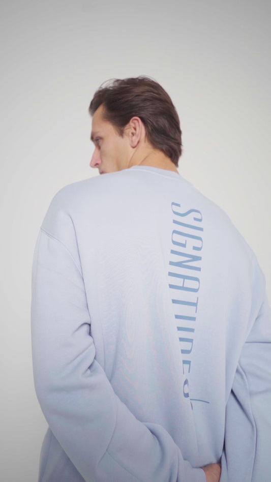 Signatures Crewneck - Mens Powder Blue