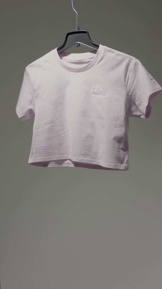 Signatures Crop Tee - Womens Orchid