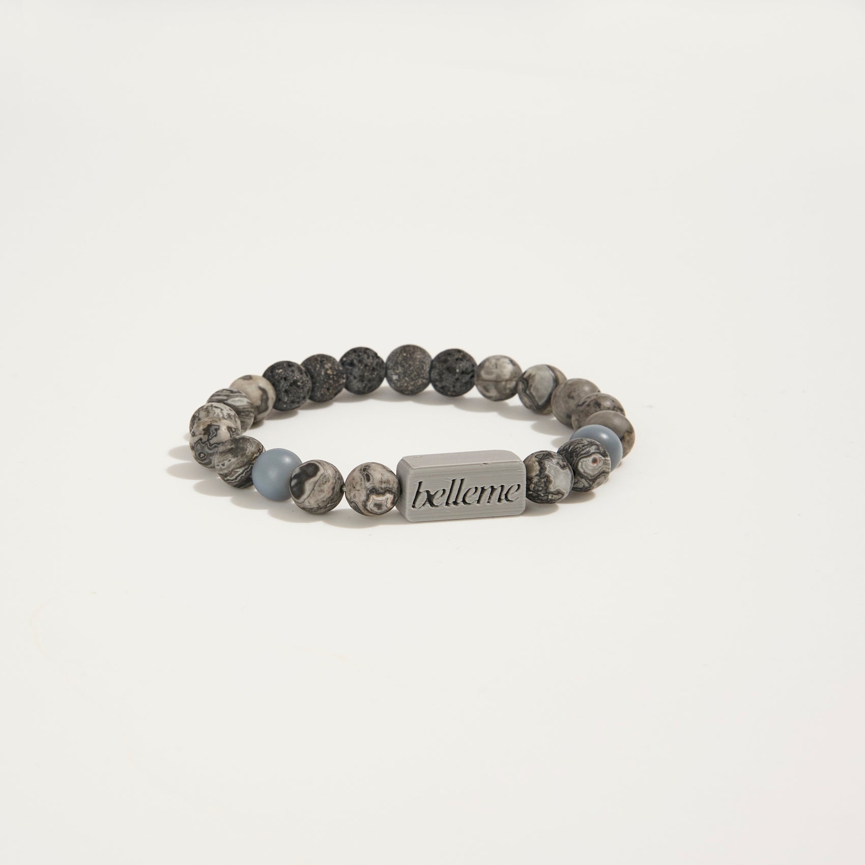 Gray Gemstone Bracelet