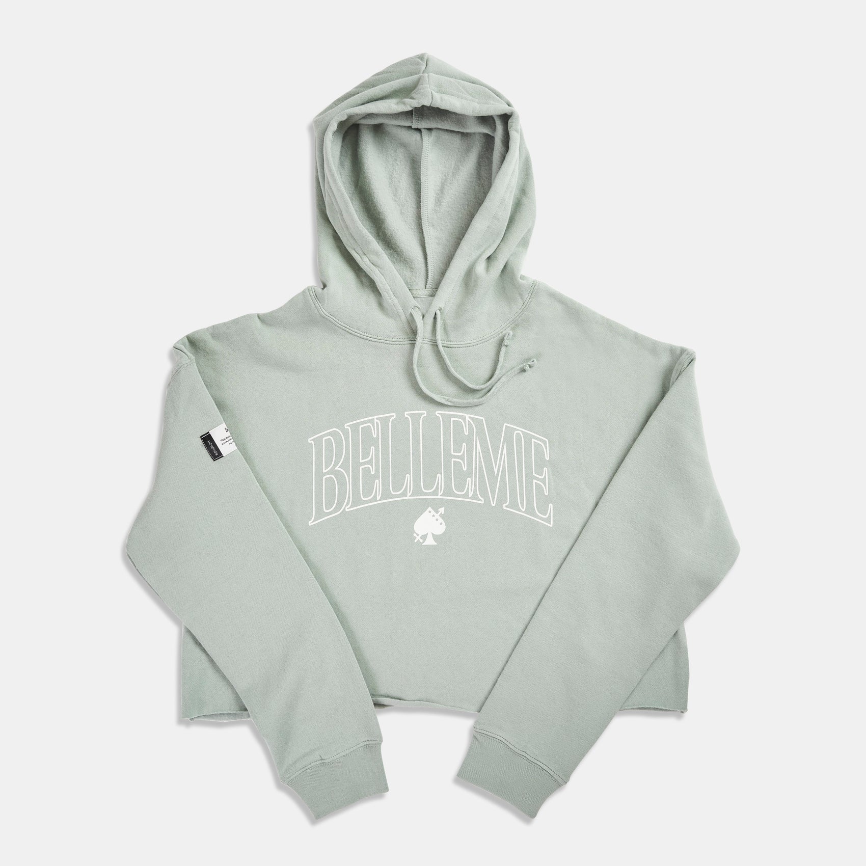 Sage Crop Hoodie